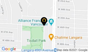 Vancouver Peretz Institute in Vancouver map