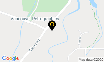 Vancouver Petrographics Ltd in Langley map