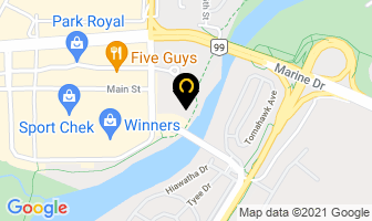 Vancouver Security Management Ltd in West Vancouver map