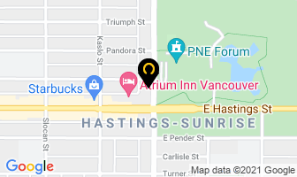 Vancouver Seo Company in Vancouver map