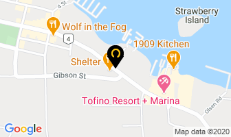 Vancouver Shell Fish (Tofino) Ltd in Tofino map
