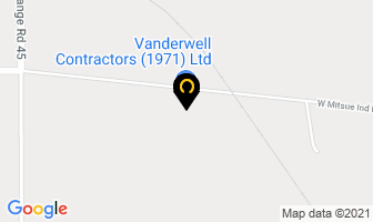 Vanderwell Contractors (1971) Ltd in Shawinigan map