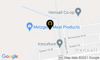 Vanform Contracting in Hensall map
