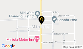 Vanguard Credit Union in Miniota map