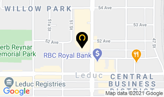 Vantage Floorcoverings Inc in Leduc map