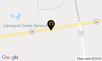 Vanwyck Crane Service Ltd in Owen Sound map