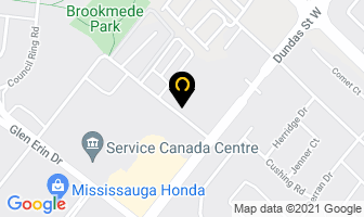 Varcoe Bernard in Mississauga map