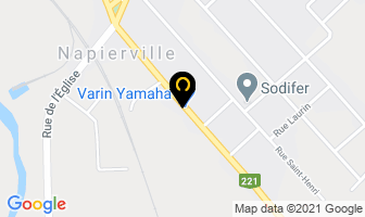 Varin Yamaha in Napierville map