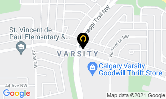 Varsity Pizza & Subs in Calgary map