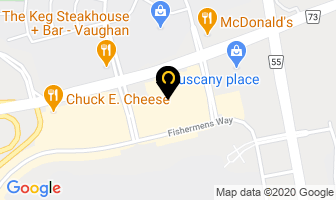 Vaughan Mills Sleep Dentistry in Vaughan map