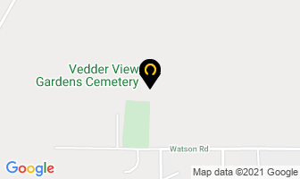 Vedder View Gardens Cemetery in Chilliwack map