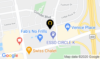 Vellore Woods Veterinary Clinic in Vaughan map