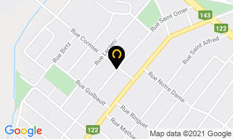 Velotec in Drummondville map