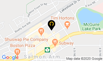 Venue Financial Centres in Salmon Arm map