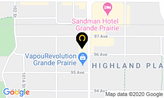 Venue Financial Centres in Grande Prairie map