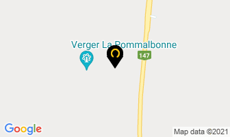 Verger La Pommalbonne in Coaticook map