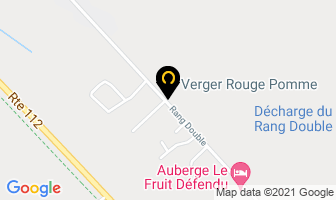 Verger Rouge Pomme Inc in Rougemont map