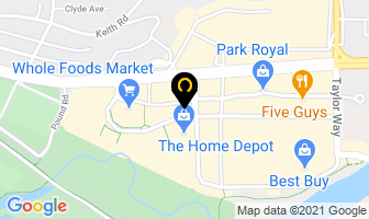 Veritas Law in West Vancouver map