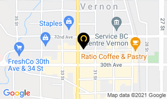 Vernon Active Health Clinic in Vernon map