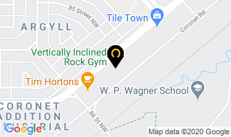 Vertically Inclined Rock Gym in Kenora map