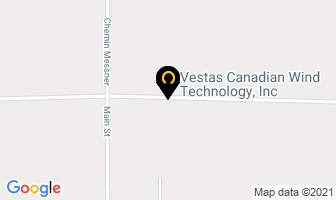 Vestas Canadian Wind Technology Inc in Saint Leon map