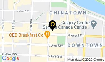 Via Consultants in Calgary map