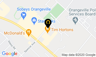 Vicki Dekoninck in Orangeville map