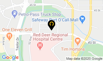 Victoria Apartments in Red Deer map