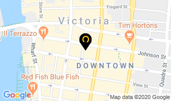 Victoria Bead Town Designs in Victoria map