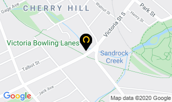 Victoria Bowling Lanes in Kitchener map