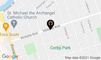 Victoria Convenience in Magog map