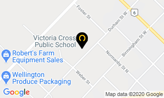 Victoria Cross Public School in Mount Forest map