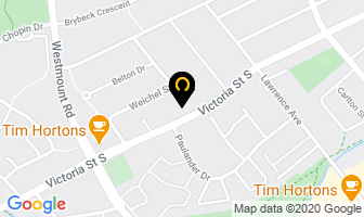 Victoria Day Care Inc in Kitchener map