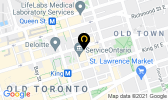 Victoria Dry Cleaner in Orillia map