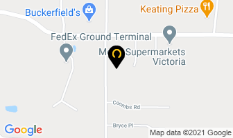 Victoria Granite Ltd in Saanichton map