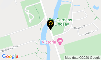 Victoria Motel in Lindsay map