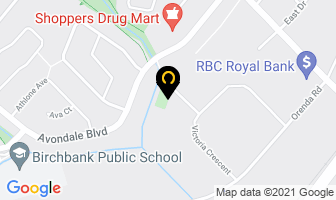Victoria Park Arena in Brampton map