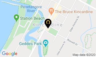 Victoria Park Gallery in Kincardine map
