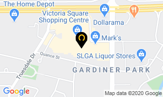Victoria Square Shopping Centre in Regina map