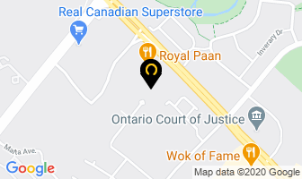Victory Lane Car Wash in Brampton map