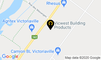 Vicwest in Victoriaville map