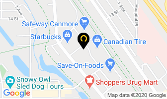 Viewpoint Eye Care in Canmore map