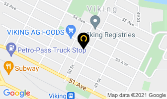 Viking Dental Clinic in Viking map