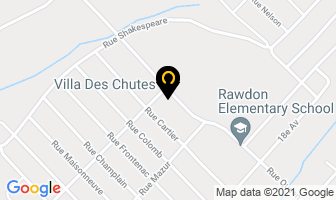 Villa Des Chutes in Rawdon map