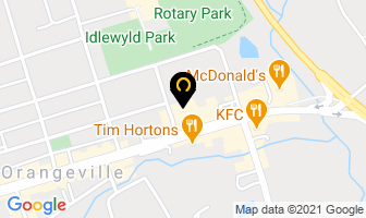 Village Chiropractic in Orangeville map