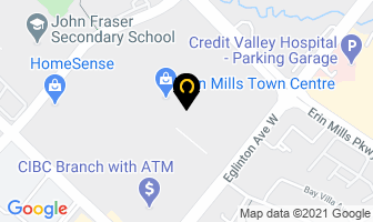 Village Orthodontics in Mississauga map