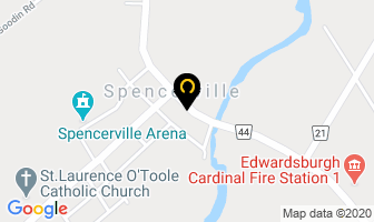 Village Pantry in Spencerville map