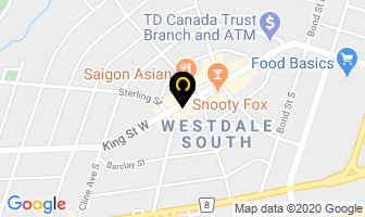 Village Shoe Clinic in Hamilton map