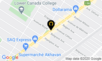 Ville Marie Veterinary in Montreal map