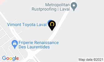 Vimont Toyota Laval in Beauharnois map